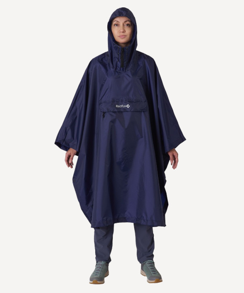 Дождевик-Пончо RedFox Poncho (Унисекс; one size; т.Синий)